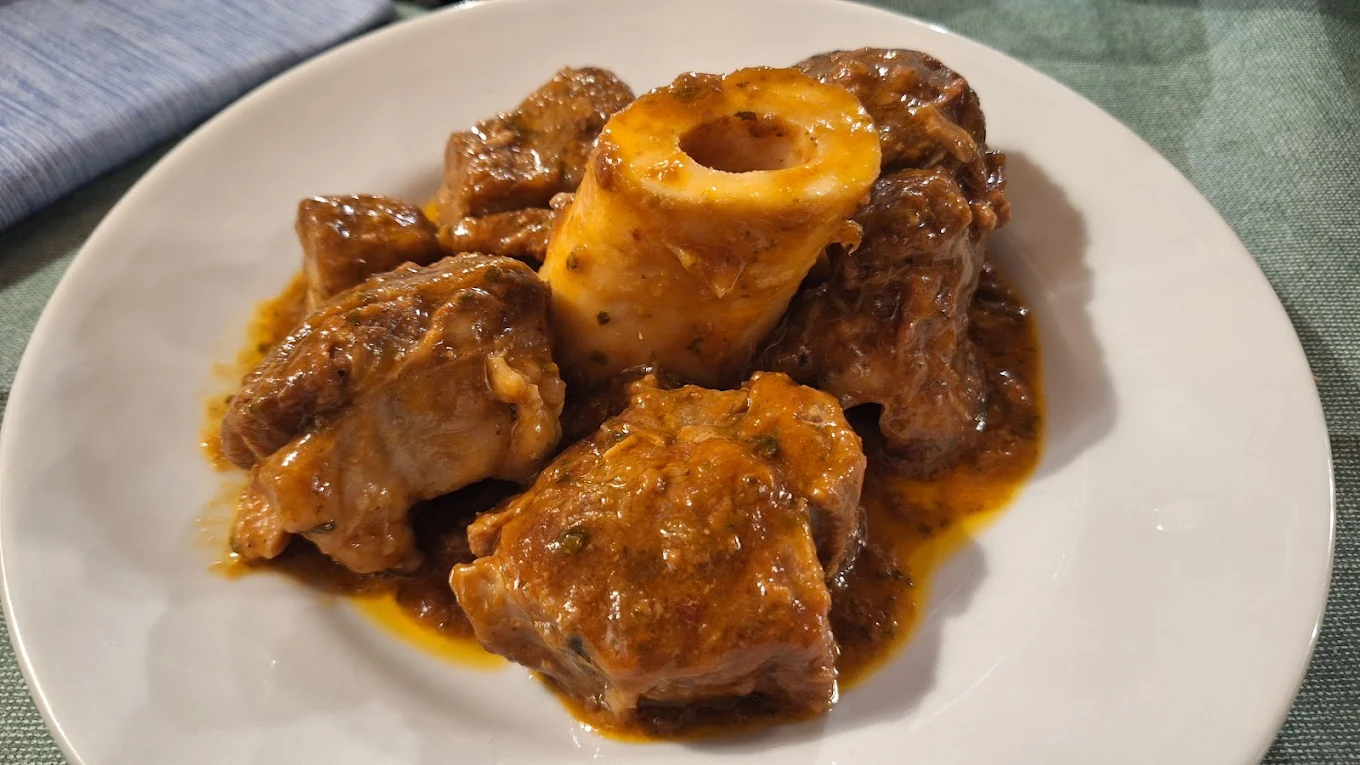 Trippa o spezzatino in umido Antica Trattoria Papei Siena